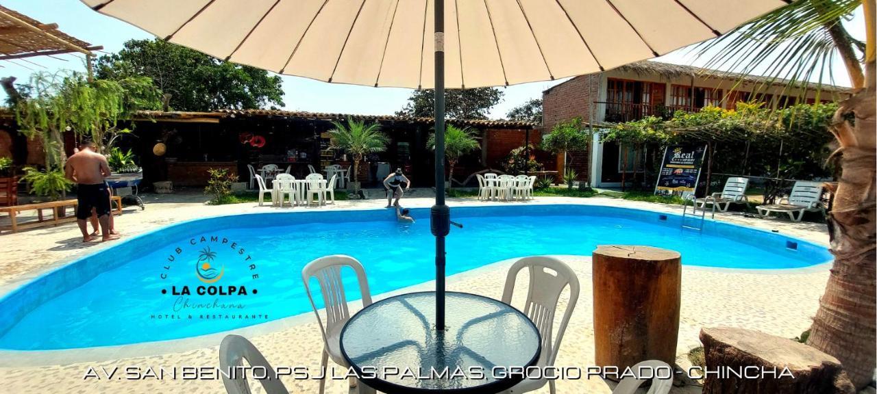 La Colpa Hotel Chincha Baja Kültér fotó